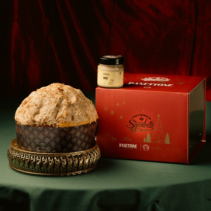 Panettone Artigianale 1kg Buena con Barattolo di Crema gusto Buena