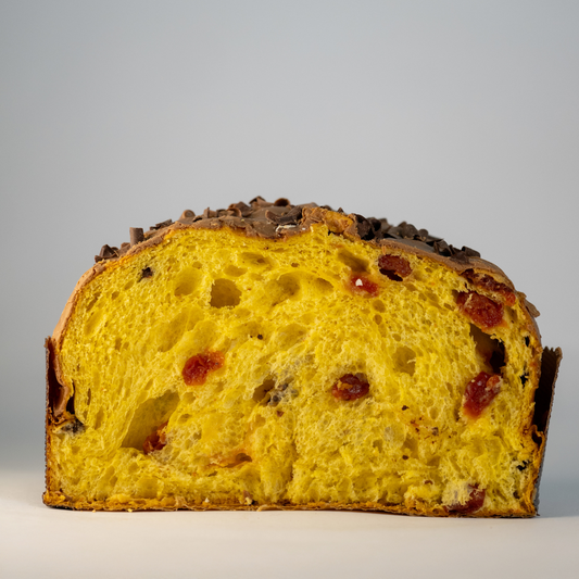 Panettone Artigianale 1kg Gocce di Cioccolato e Amarene